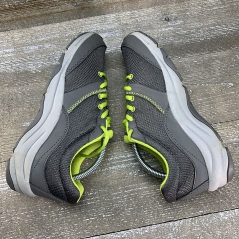 Vionic Kona Womens Size 6.5 Shoes Gray Green Walking Low Top Lace Up Sneakers - Picture 4 of 10